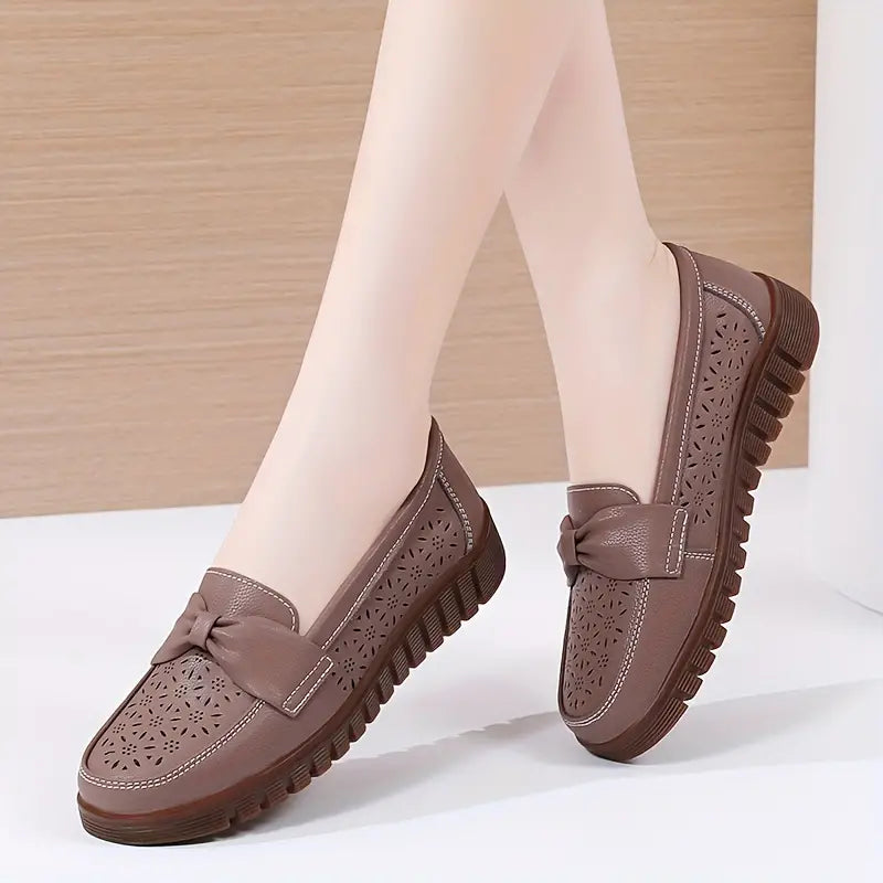 Style - Mocasines ortopédicos para dama con suela ultra liviana